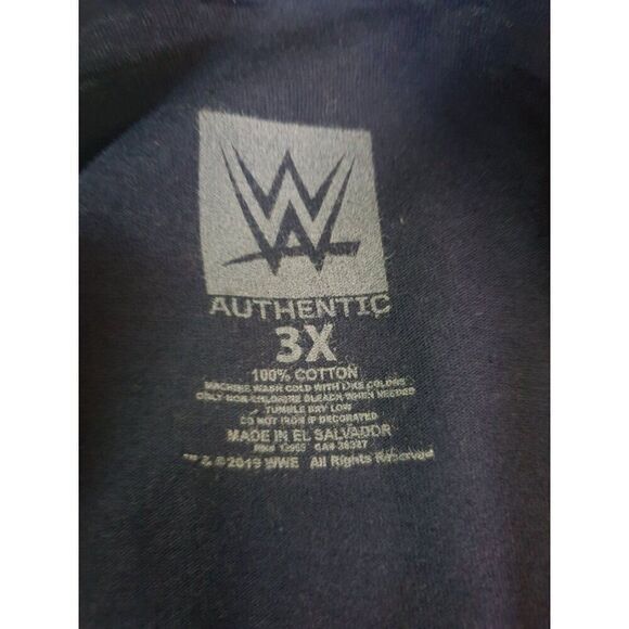 WWE Roman Reigns Big Dog Unleashed Graphic Tee 3X Navy Blue Authentic Cotton - Picture 5 of 7